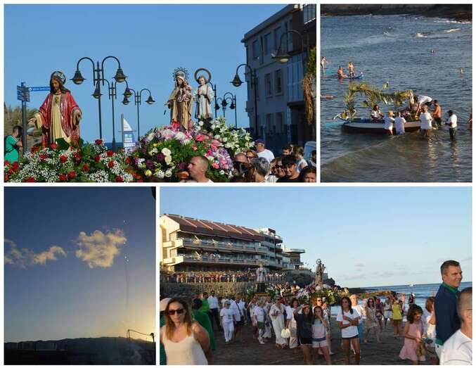 Imágenes de la procesión de este domingo en Melenara/TA.